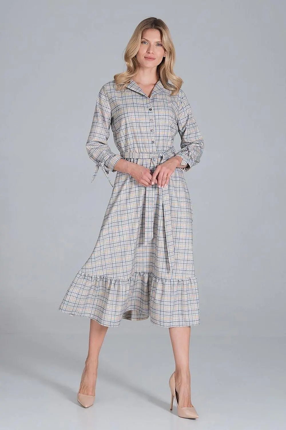 Figl elastic band maxi dress