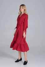Figl elastic band maxi dress