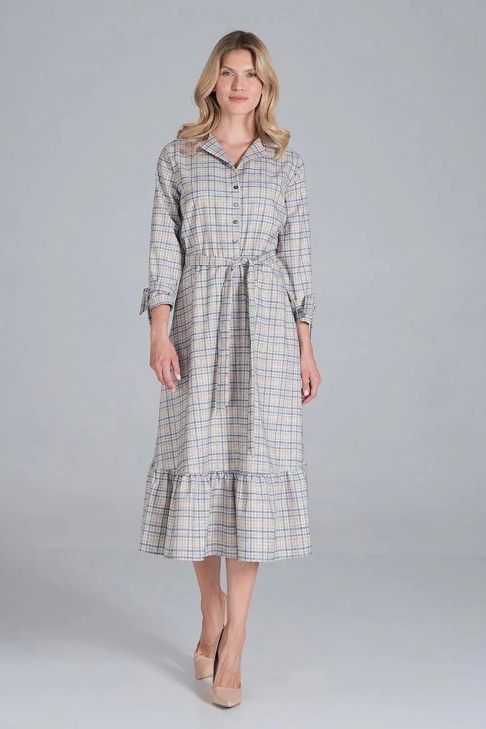 Figl elastic band maxi dress