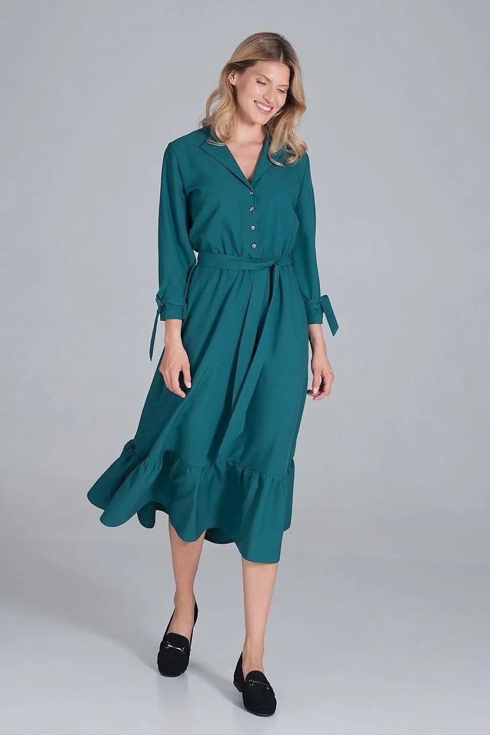 Figl elastic band maxi dress
