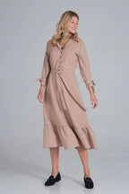 Figl elastic band maxi dress