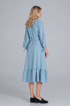 Figl elastic band maxi dress