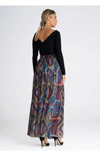 Figl elegant long mesh skirt