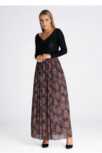 Figl elegant long mesh skirt