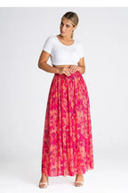 Figl elegant long mesh skirt
