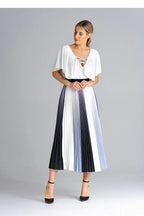 Figl midi pleated skirt