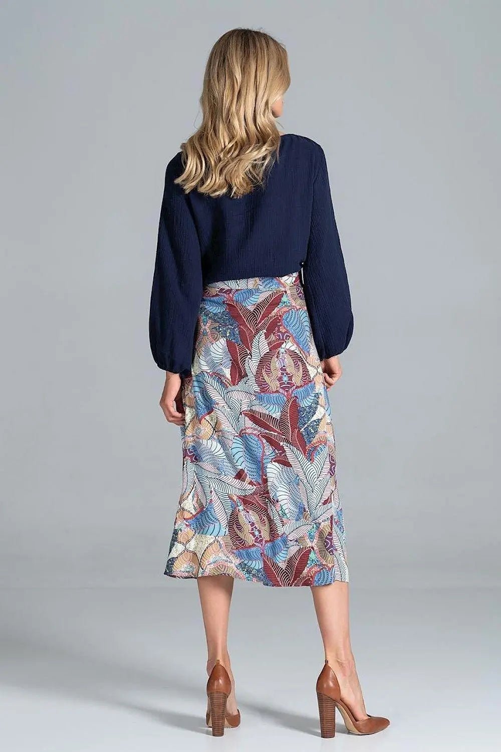 Figl trapeze midi skirt