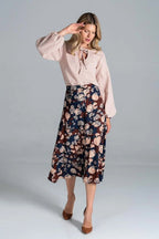 Figl trapeze midi skirt