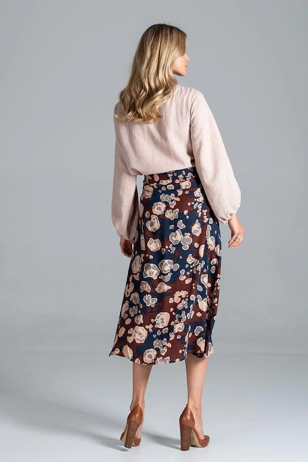 Figl trapeze midi skirt