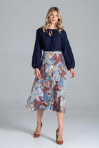 Figl trapeze midi skirt