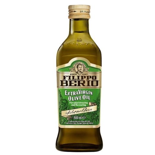 Filippo Berio Extra Virgin Olive Oil, 500ml Glass Bottle