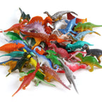 FINGOOO 39-Piece Mini Dinosaur Figures – Assorted 2–4in Dinosaurs for Party Favors, Cake Toppers & Learning