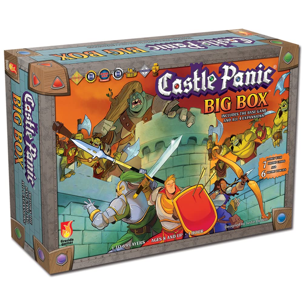 Castle Panic Big Box 2e by Fireside Games | Complete Cooperative Strategy Board Game Collection (1–6 players)