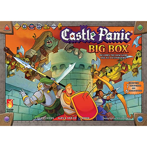 Castle Panic Big Box 2e by Fireside Games | Complete Cooperative Strategy Board Game Collection (1–6 players)