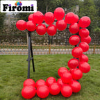 Firomi Red Balloons 12-inch – 100 Pack Matte Thick Latex with 3 Ribbons | Birthday Party & Wedding Decor