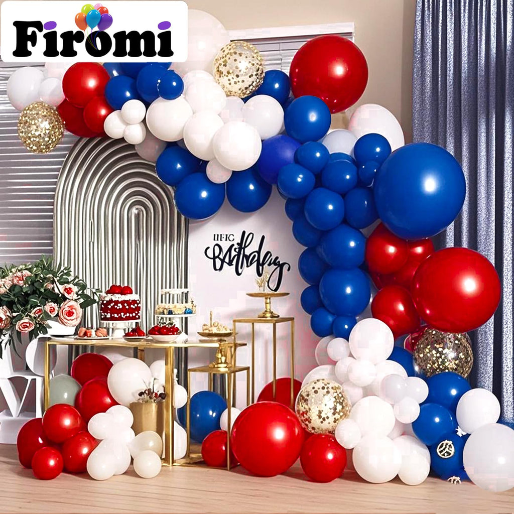 Firomi Royal Blue Balloons 18-Inch - 12 Pack Thickened Latex for Weddings & Parties
