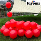 Firomi Red Balloons 12-inch – 100 Pack Matte Thick Latex with 3 Ribbons | Birthday Party & Wedding Decor