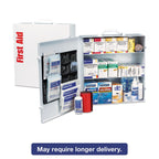 First Aid Only 90575 3-Shelf ANSI B+ OSHA Compliant First Aid Cabinet, 676-Piece Emergency Kit (100–150 People)