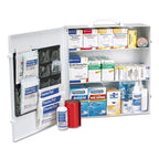 First Aid Only 90575 3-Shelf ANSI B+ OSHA Compliant First Aid Cabinet, 676-Piece Emergency Kit (100–150 People)