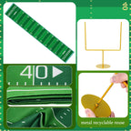 Fjoron 3-Piece Metal Football Goal Post Decoration Set | Table Decor & Football Theme Party Supplies