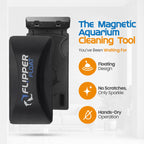 FL!PPER Float Standard Magnetic Aquarium Cleaner – 2-in-1 Scrubber & Scraper for Glass & Acrylic Tanks