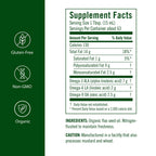 Flora Flax Oil – Cold-Pressed, Organic, Non-GMO, 32 oz Amber Bottle