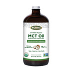 Flora MCT Oil Certified Organic – C8/C10, Non-GMO, Vegan, 32 oz