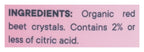 Flora Bio-Rote-Bete-Kristalle – Energetisierendes Rote-Bete-Superfood, Stickoxid-Booster, vegan (198 g)