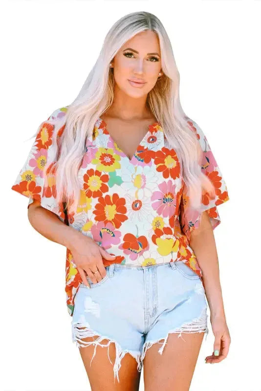 Floral Wide Leg Sleeveless Jumpsuit Women UK