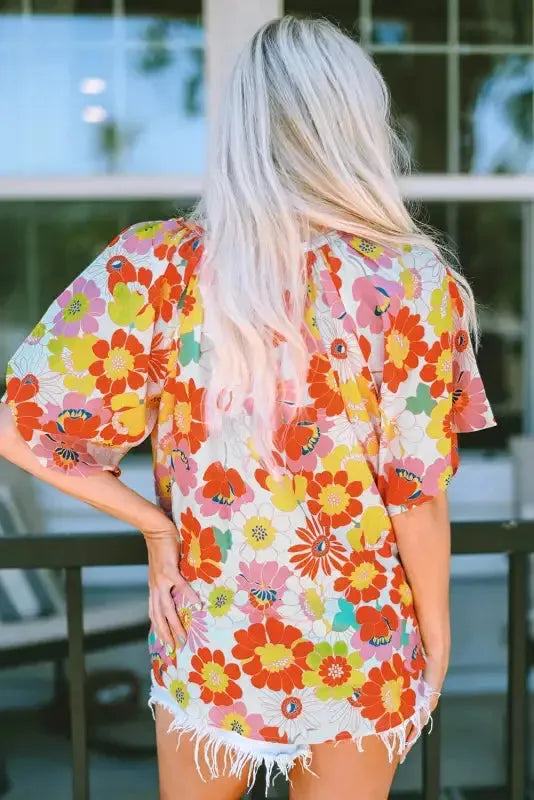 Floral Wide Leg Sleeveless Jumpsuit Women UK