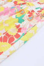 Floral Wide Leg Sleeveless Jumpsuit Women UK