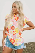 Floral Wide Leg Sleeveless Jumpsuit Women UK