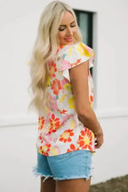 Floral Wide Leg Sleeveless Jumpsuit Women UK