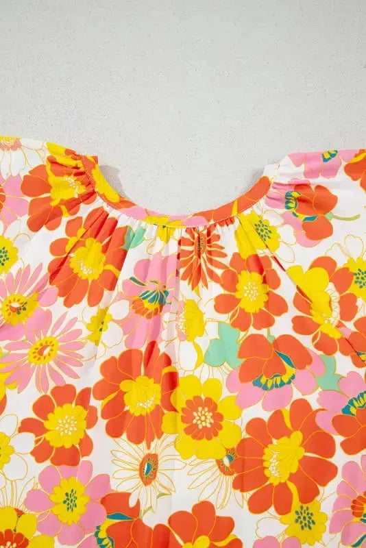 Floral Wide Leg Sleeveless Jumpsuit Women UK