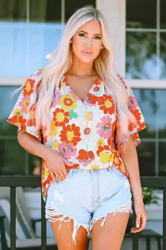 Floral Wide Leg Sleeveless Jumpsuit Women UK