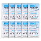 FLOSSAID BridgeAid Threaders – 100 Threaders (2 x 50) – Dental Floss Threaders