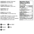 Food to Live Organic Spirulina Powder - 4 lb | Non-GMO, Kosher, Raw