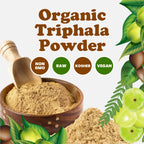 Food to Live Organic Triphala Powder – 5 lb (Amalaki, Haritaki & Bibhitaki), Non-GMO, Vegan