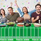 Football Party Supplies Set for 20 – 102 PCS (Plates, Cups, Napkins, Tablecloths)