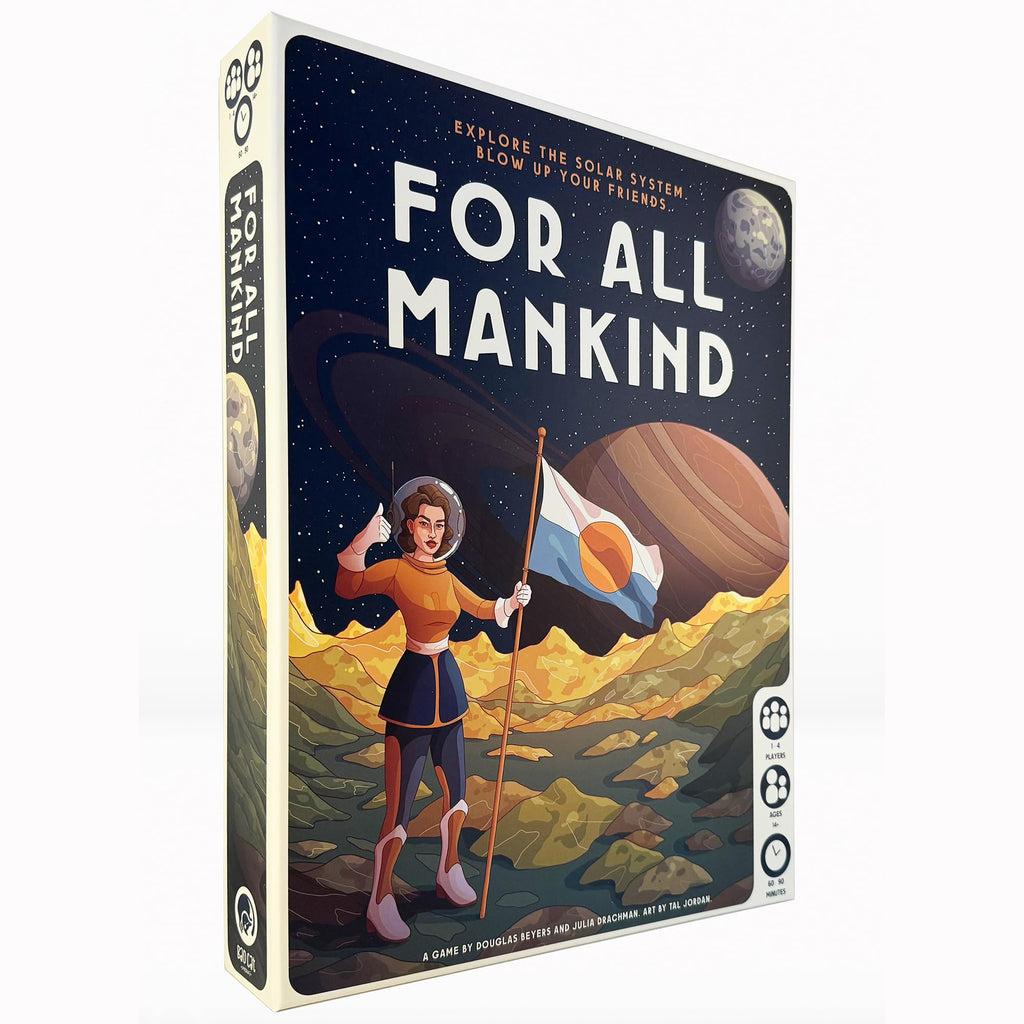 For All Mankind Board Game | Space Strategy for 1-4 Players | Ages 14+