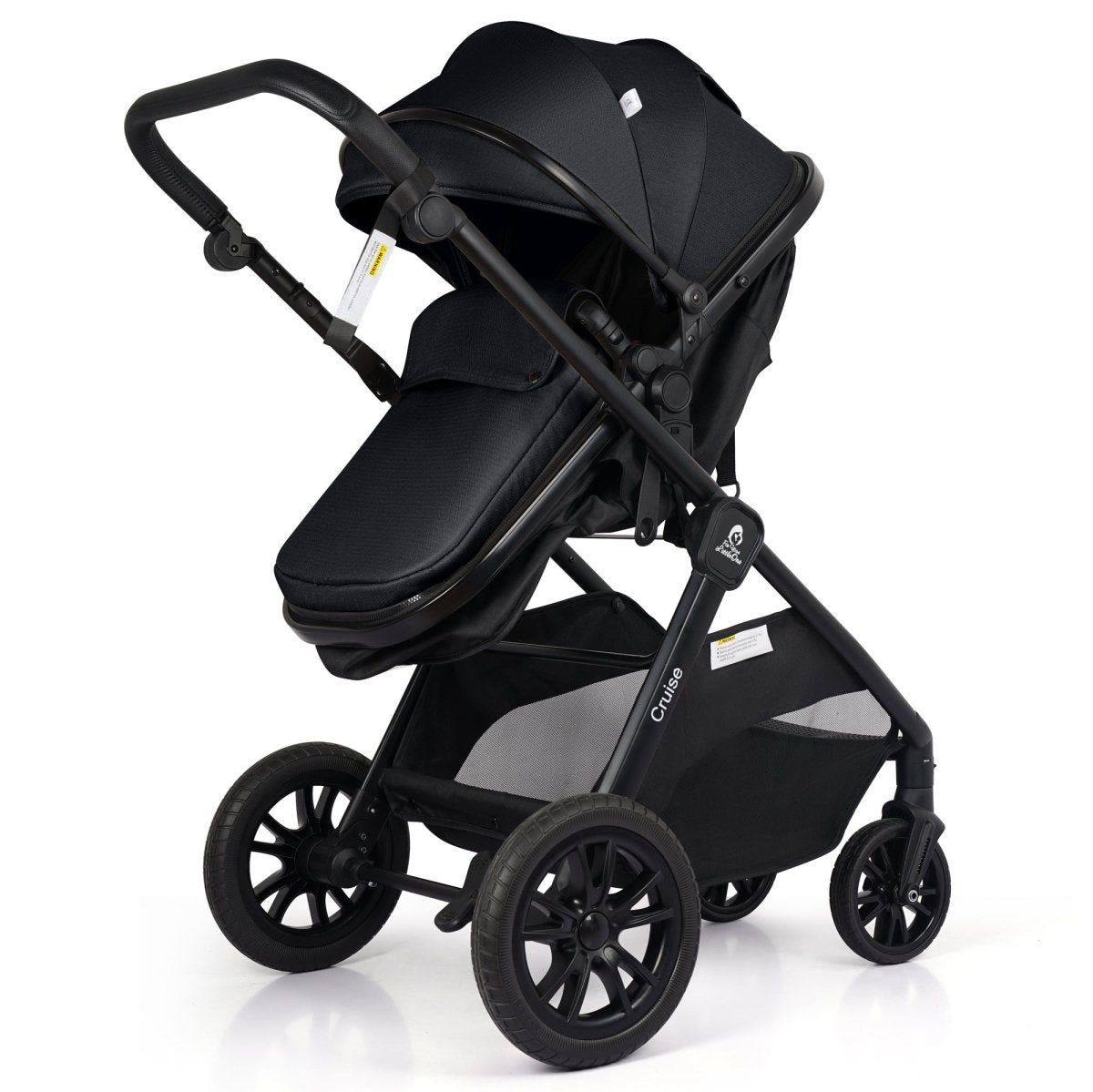For Your Little One Cruise 3 In 1 Travel System With Car Seat - Eclipse Black (Free Cupholder / Seat Liner Included!) WAS £174.99 NOW £109.00