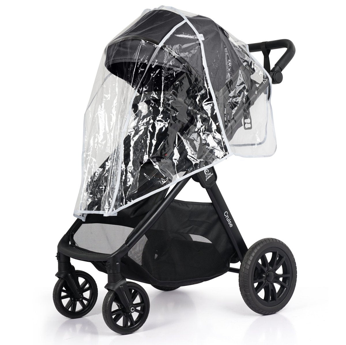For Your Little One Cruise 3 In 1 Travel System With Car Seat - Eclipse Black (Free Cupholder / Seat Liner Included!) WAS £174.99 NOW £109.00
