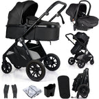 For Your Little One Cruise 3 In 1 Travel System With Car Seat - Eclipse Black (Free Cupholder / Seat Liner Included!) WAS £174.99 NOW £109.00