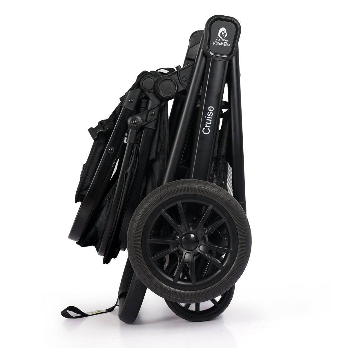 For Your Little One Cruise 3 In 1 Travel System With Car Seat - Eclipse Black (Free Cupholder / Seat Liner Included!) WAS £174.99 NOW £109.00