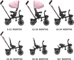 Foryourlittleone 6 in 1 Trike V3 - Grey (9 months - 5 years)