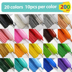 FOTIOMRG 200pcs Twisting Balloons – 260 Long Latex Balloons for Balloon Animals, 20 Colors