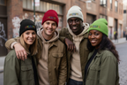MEHZO LOVE IS LOVE Sustainable Cuffed Beanie | Atlantis NELSON