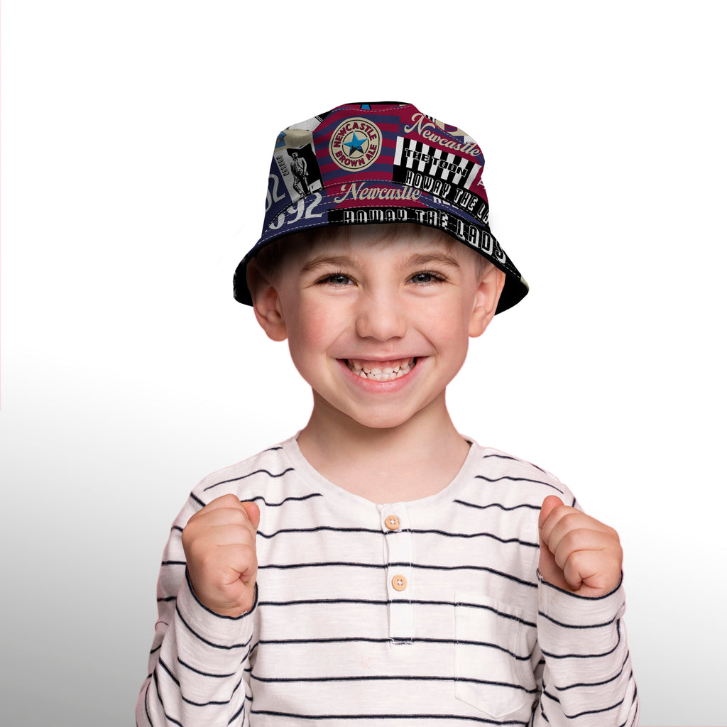 Newcastle - History Montage - Bucket Hat