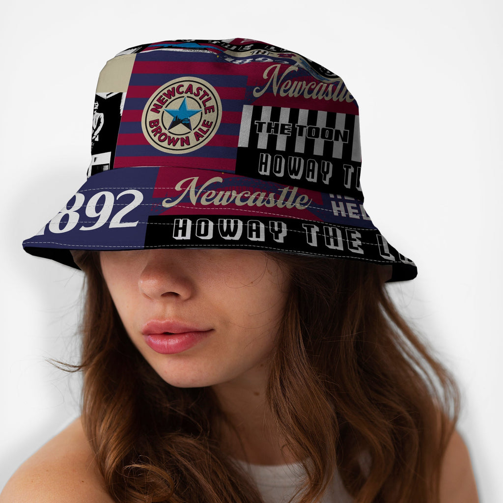 Newcastle - History Montage - Bucket Hat