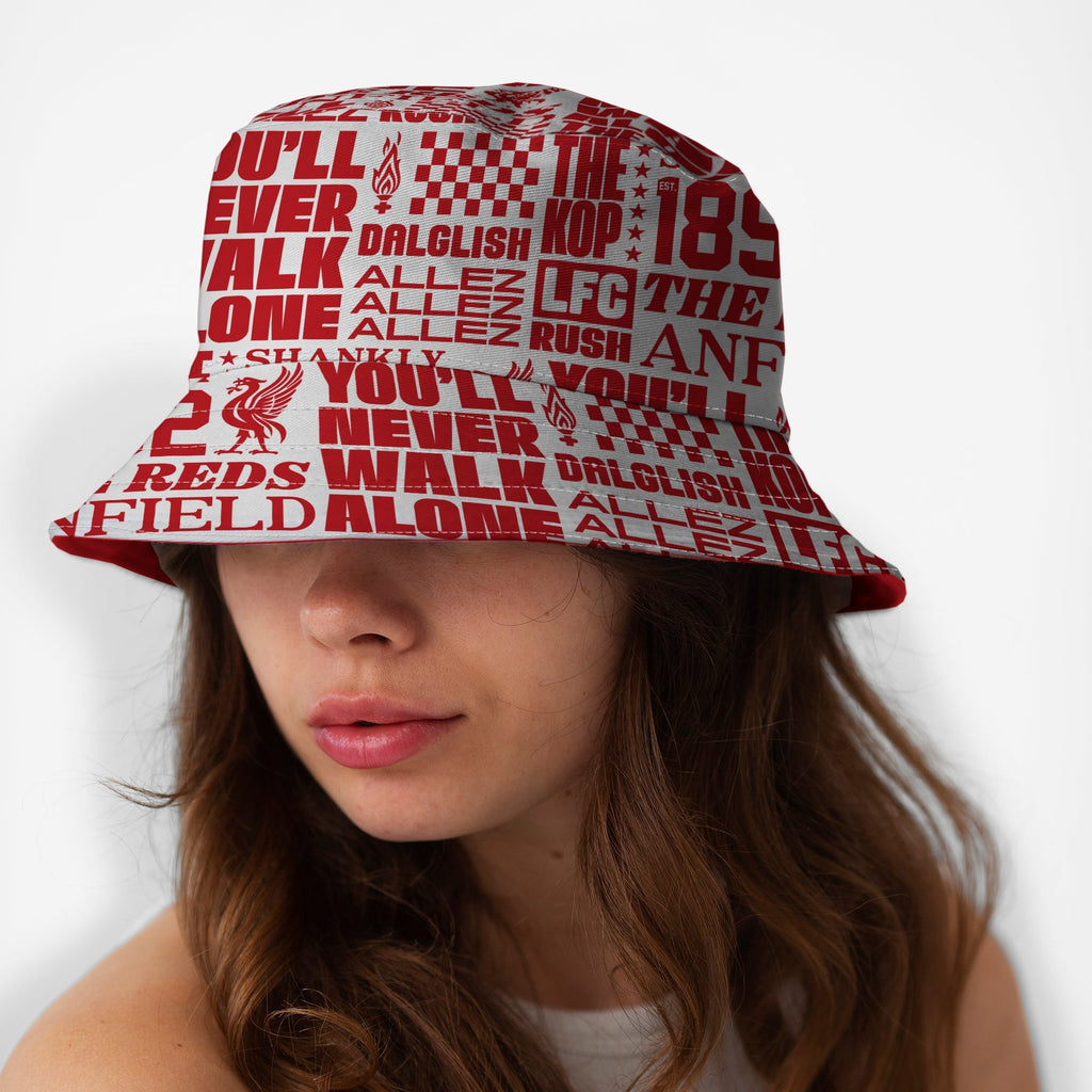 Liverpool - Word Montage - Bucket Hat